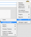 Lookup Manager Menu